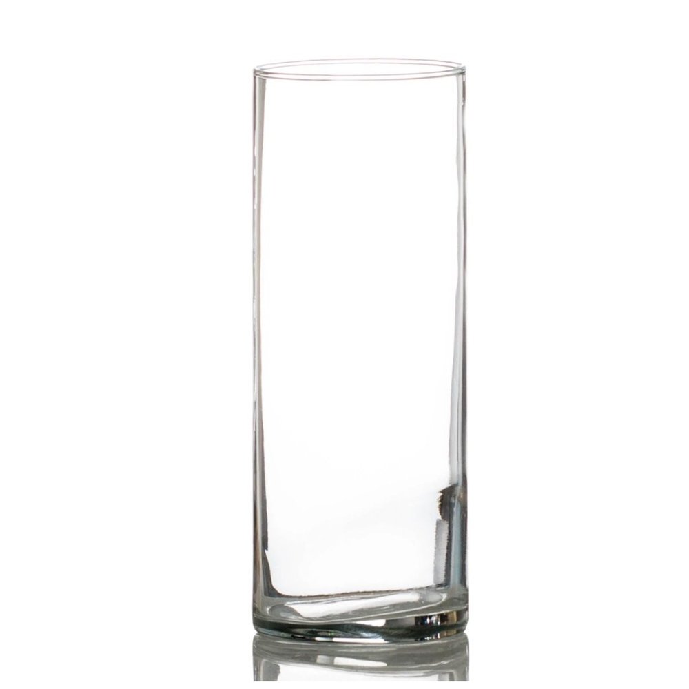 Eastland Cylinder Vase 3.25"x9", Lot of 4